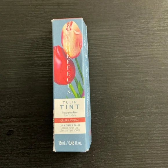NEW IN BOX Tulip Tint Crispa Coral Lip and Cheek Balm - Picture 2 of 7